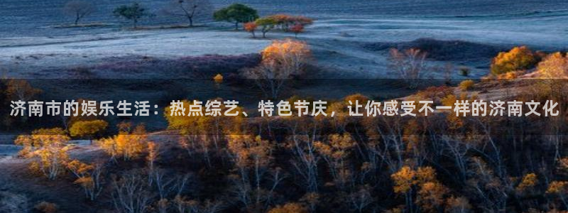 星亿娱乐入口：济南市的娱乐生活：热点综艺、特色节庆，让你感受不一样的济南文化